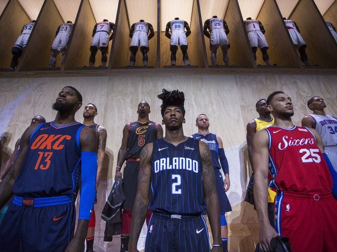 nike 2017 nba uniforms